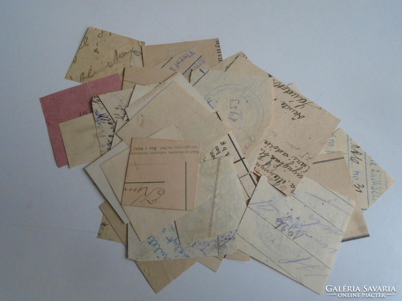 D202344 FEGYVERNEK  Jász-Nagykun- Szolnok vm. régi bélyegző-lenyomatok  40 db.   kb 1900-1950's