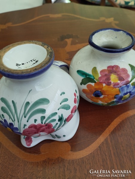 Small ceramic vases.