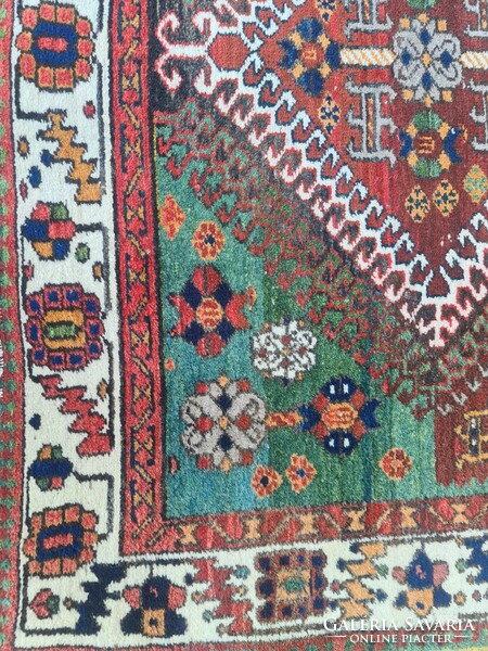 Régi, különleges, iráni Bakhtiari szőnyeg