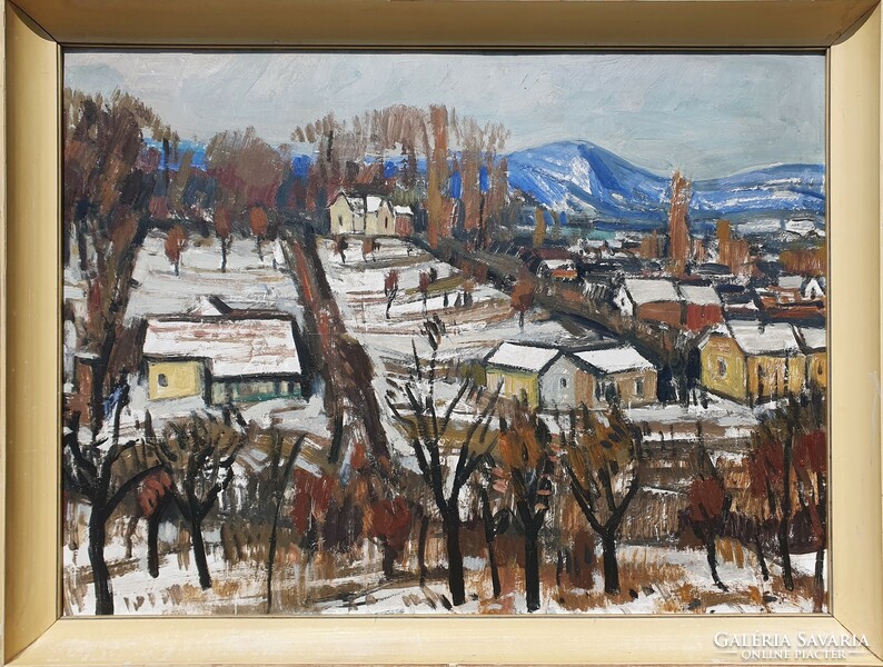 Imre Somogyi 1973 / Buda landscape, melting snow