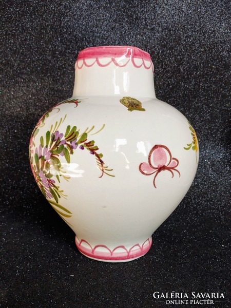 Hand painted ceramic jug