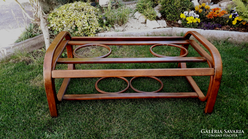 Bent wood coffee table 110x60x45cm.