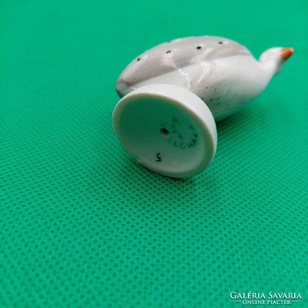 Retro  Hollóházi  mini gyöngytyúk figura