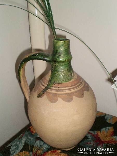 Old glazed jug