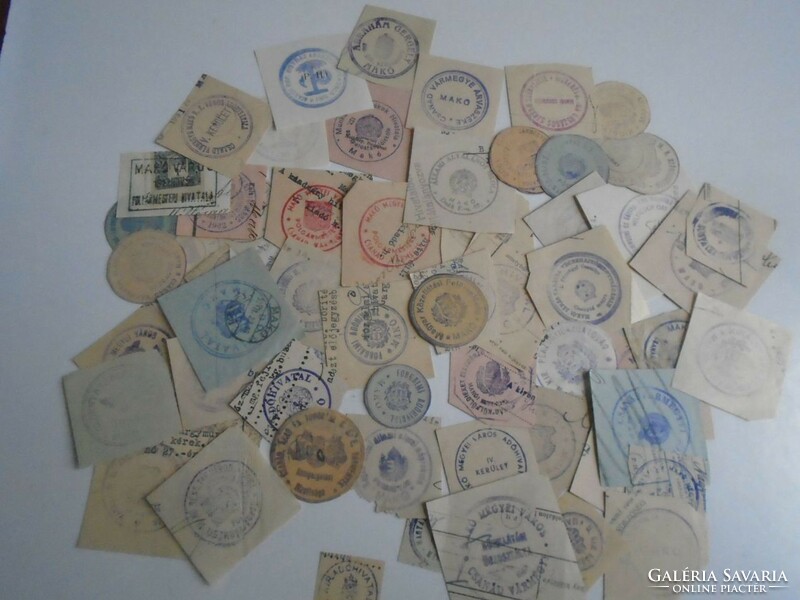 D202357 Mako old stamp impressions 59 pcs. About 1900-1950's