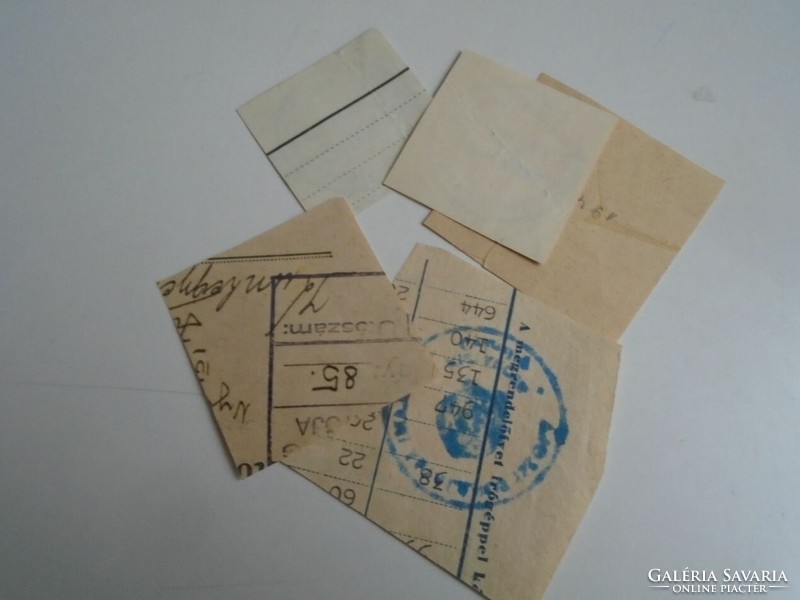 D202352 KISTARCSA   régi bélyegző-lenyomatok   5 db.   kb 1900-1950's