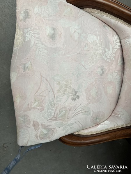 Pale pink armchair flawless