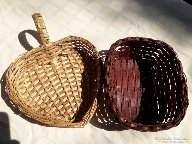 Selling baskets brown and sand colored 2 pieces in one