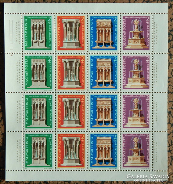 1975. Stamp Day (48.) - Visegrad monuments sheet **