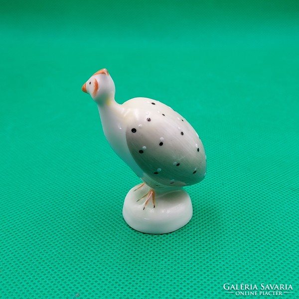 Retro  Hollóházi  mini gyöngytyúk figura