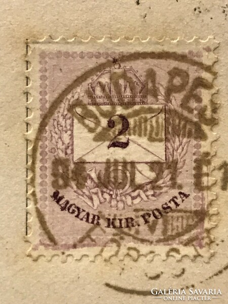 1891-1896,színesszámú 2 krajcárosok, levelezőlapokon, 5db