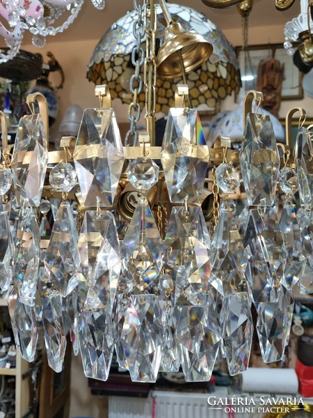 Refurbished crystal chandelier