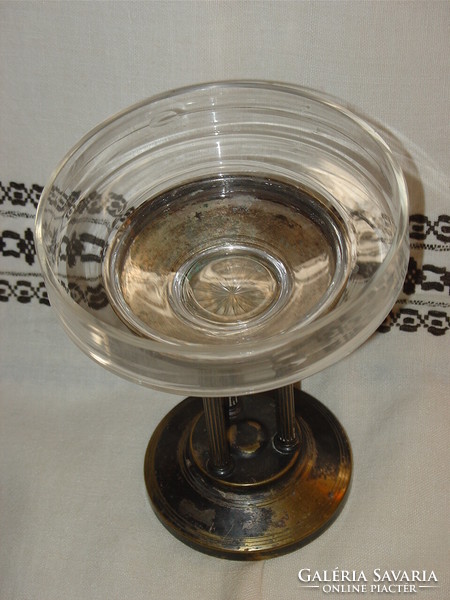 Antique art deco deli offering with original glass