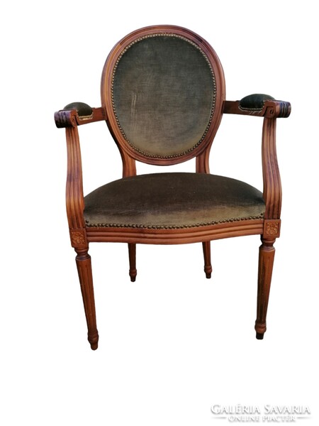 French baroque armchair