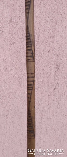 Wrought iron spear harp tribal hunting weapon, in perfect condition, unique rarity