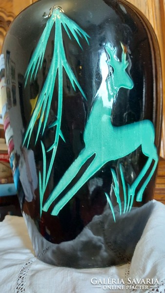 Attractive art nuovo jugendstil - vintage fireplace vase 30 cm foreign 239-30