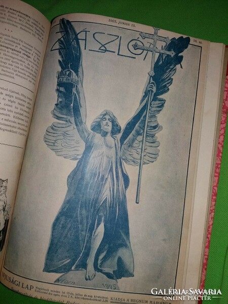 Our antique flag 1904 - 1905 scout youth magazine, iii. Complete year bound in a book according to pictures