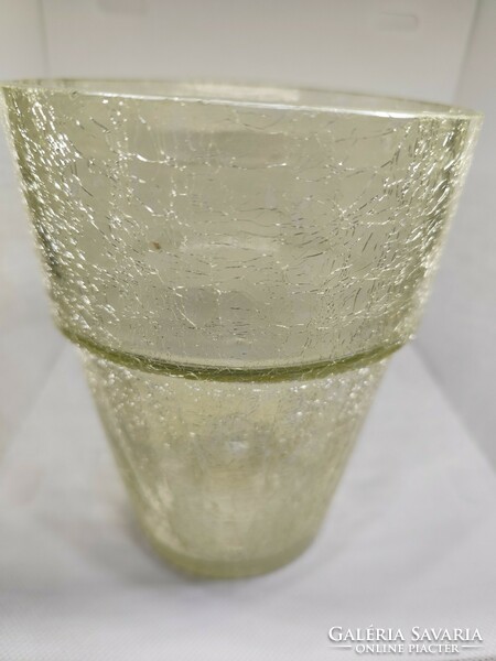 Cracked veil glass imitation glass vase
