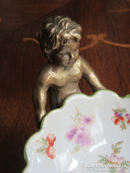 Bronze ceramic table center table ornament angelic ornament