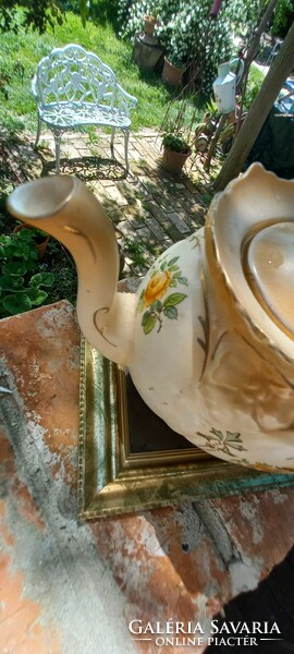 Beautiful crown pottery teapot