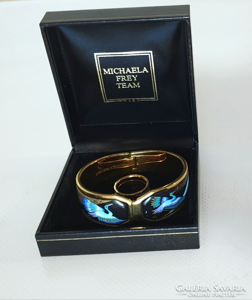 Art deco freywille (michaela frey) bracelet and ring, in original box