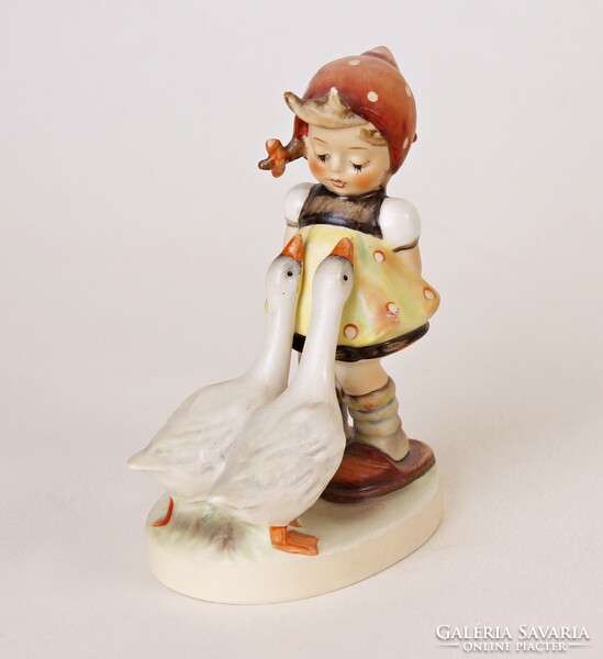 Goose girl - 10 cm hummel / goebel porcelain figure