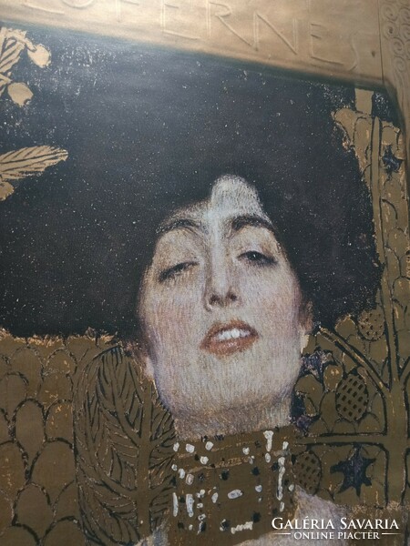 Hatalmas Gustav Klimt nyomat. Judit .Holofernes    Alkudható.