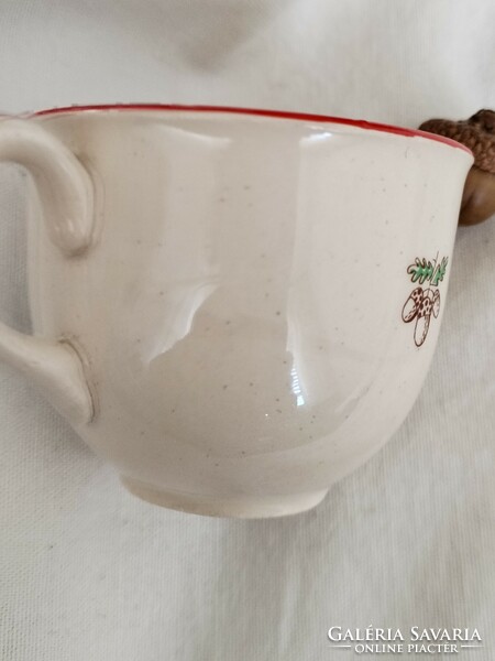 Kerámia kávés csésze - mókuska / 70-es, 80-as évekből