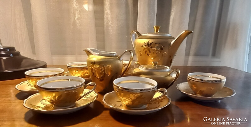Katona kitty gilded coffee set