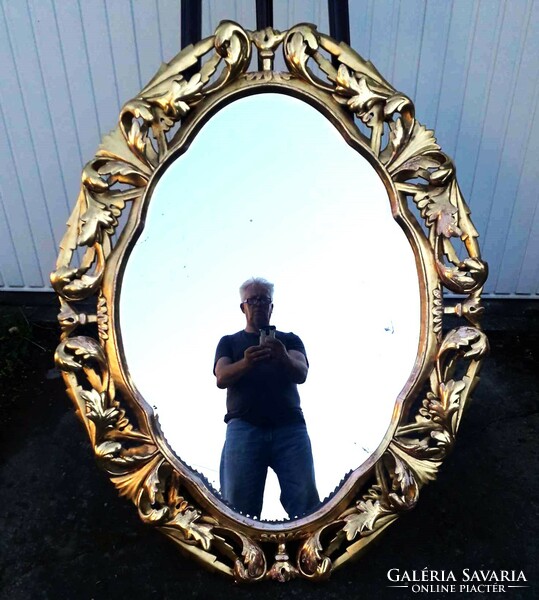 120 Cm. Antique Florentine mirror