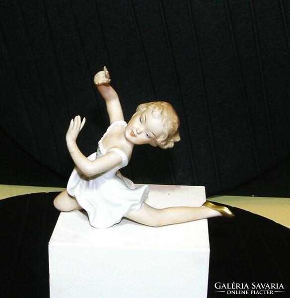 Kis Balerina - Ritka Wallendorf porcelán figura