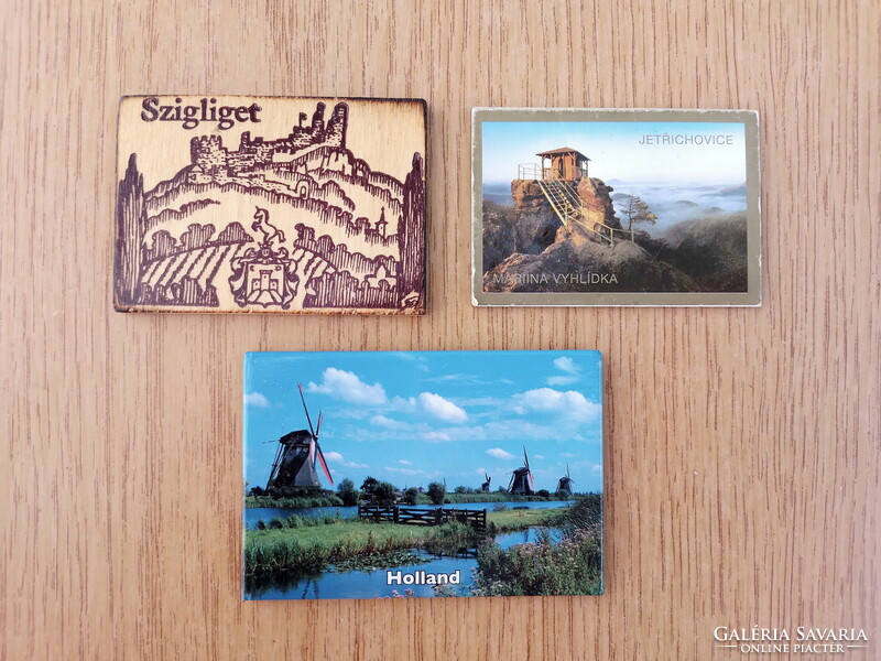 Szigliget / Dutch fridge magnet + gift