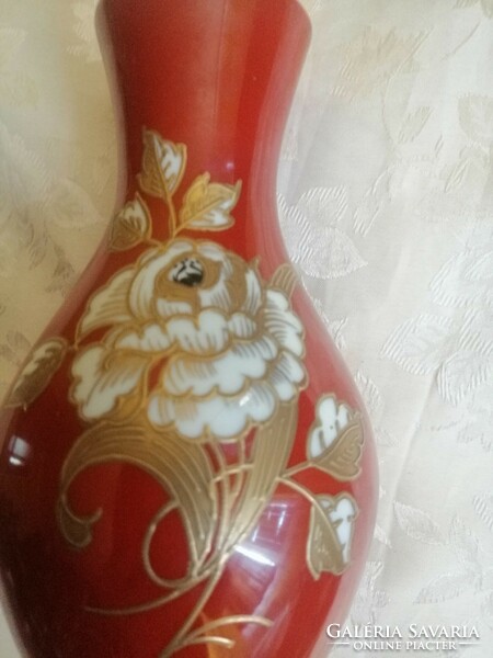 Gyönyörű Kézi aranyozott festett 1764 wallendorf vaza