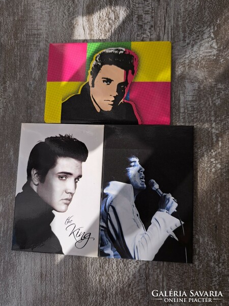 Elvis Presley hűtőmágnes és ajándéktasak