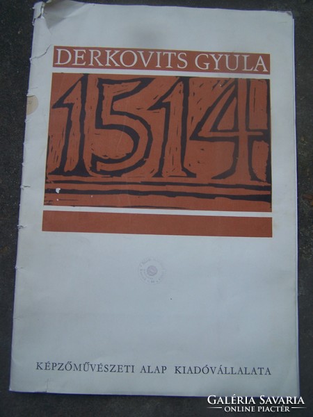 Derkovits Gyula (1894 - 1934) 1514 mappa, 1963. technika: 12 db