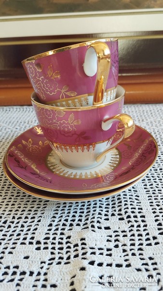 M&z Czechoslovak porcelain incomplete coffee set