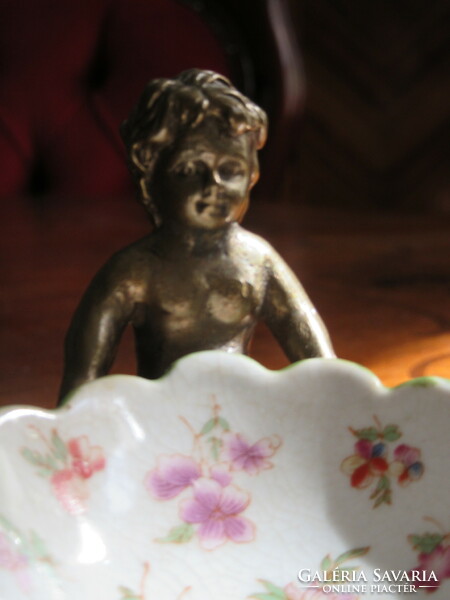 Bronze ceramic table center table ornament angelic ornament