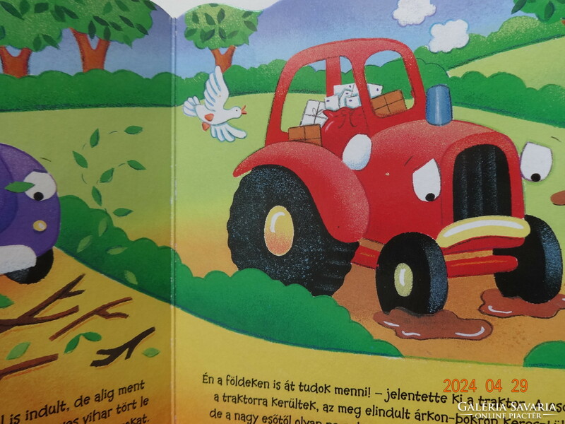 Janet Allison Brown:  Mozdony + Traktor - két szép kemény lapos mesekönyv együtt