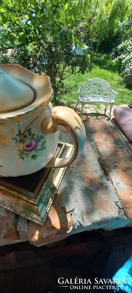 Beautiful crown pottery teapot