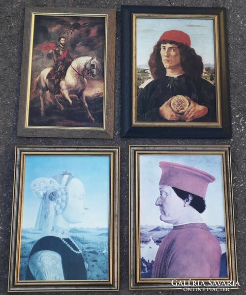 4 Renaissance prints.