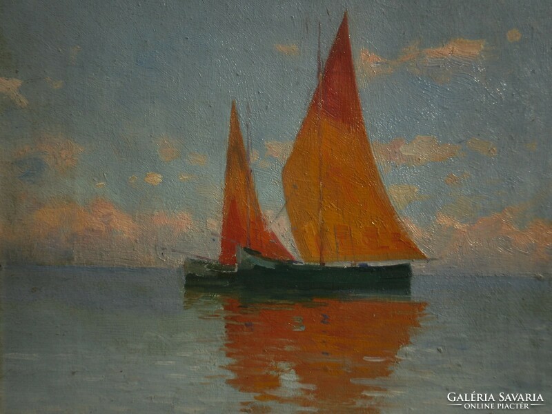 Pál Kümmerle (1873-1944): sailboats
