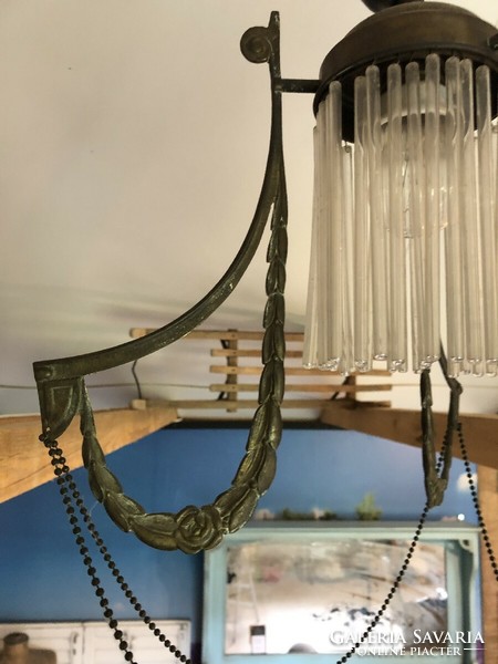 Art Nouveau lamp, chandelier.