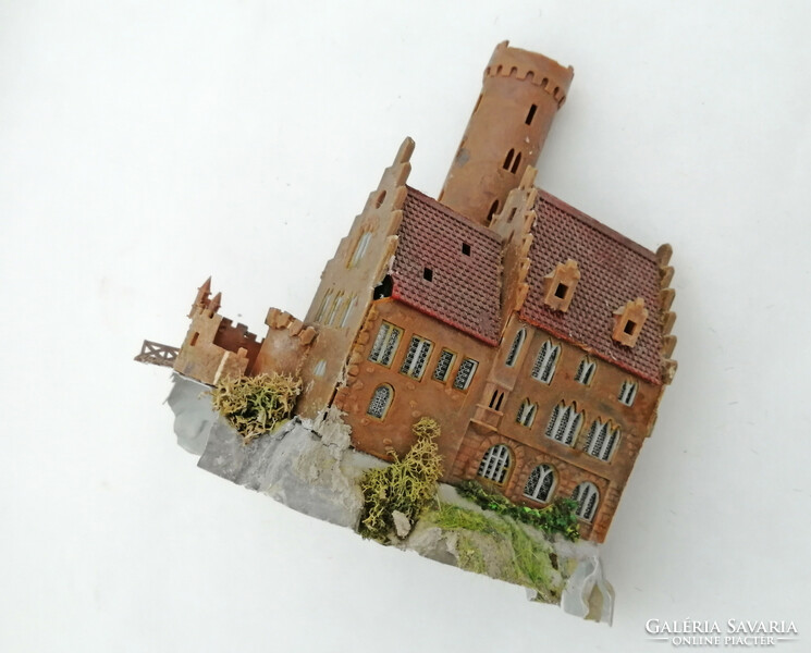 Model castle - field table model, model railway