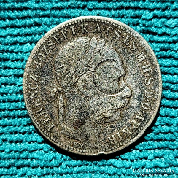 József Ferenc 1 forint 1887 (silver)