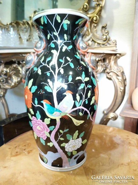 Herend macao patterned vase