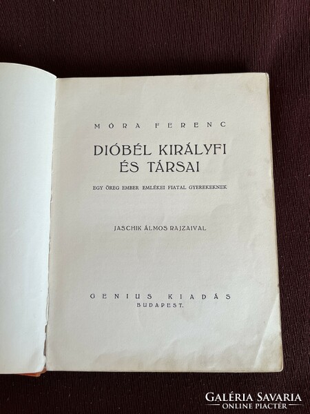Móra Ferenc Dióbél királyfi és társai könyv