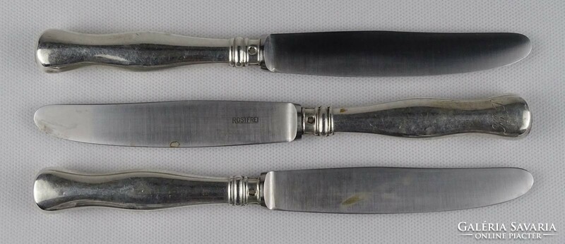 1R041 Régi ezüst kés 3 darab
