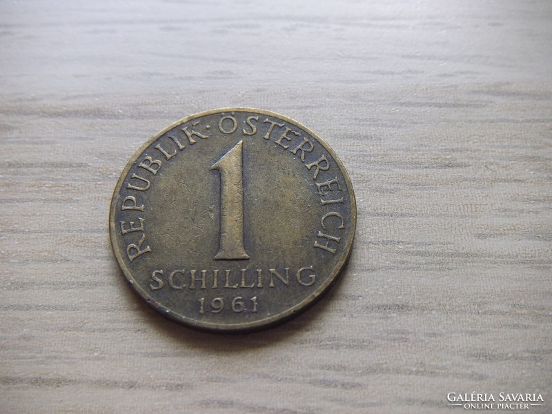 1   Schilling     1961     Auszria