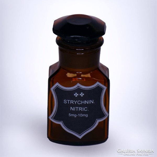 Brown apothecary bottle