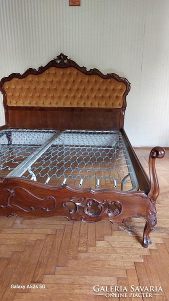 Immaculate Neo-Baroque bed frame